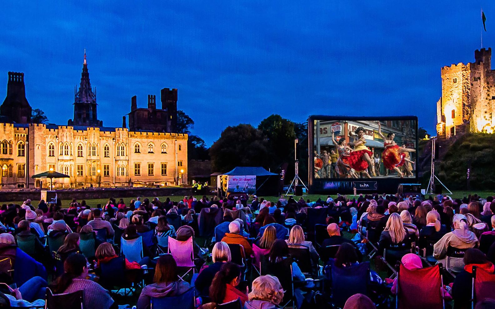 The Luna Cinema at Cardiff Castle FOR Cardiff